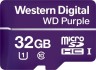 Флеш карта microSDHC 32Gb Class10 WD WDD032G1P0A Purple w/o adapter