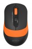 Мышь A4Tech Fstyler FG10 черный/оранжевый оптическая (2000dpi) беспроводная USB (4but)