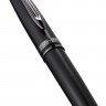 Ручка роллер Waterman Expert DeLuxe (2119190) Metallic Black RT F черные чернила подар.кор.