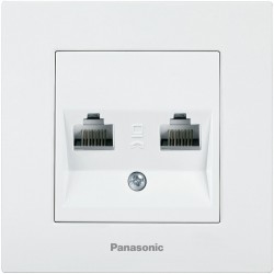 Розетка компьютерная Panasonic Karre Plus (WKTC04072WH-RU) скрыт. IP20 белый (упак.:1шт)