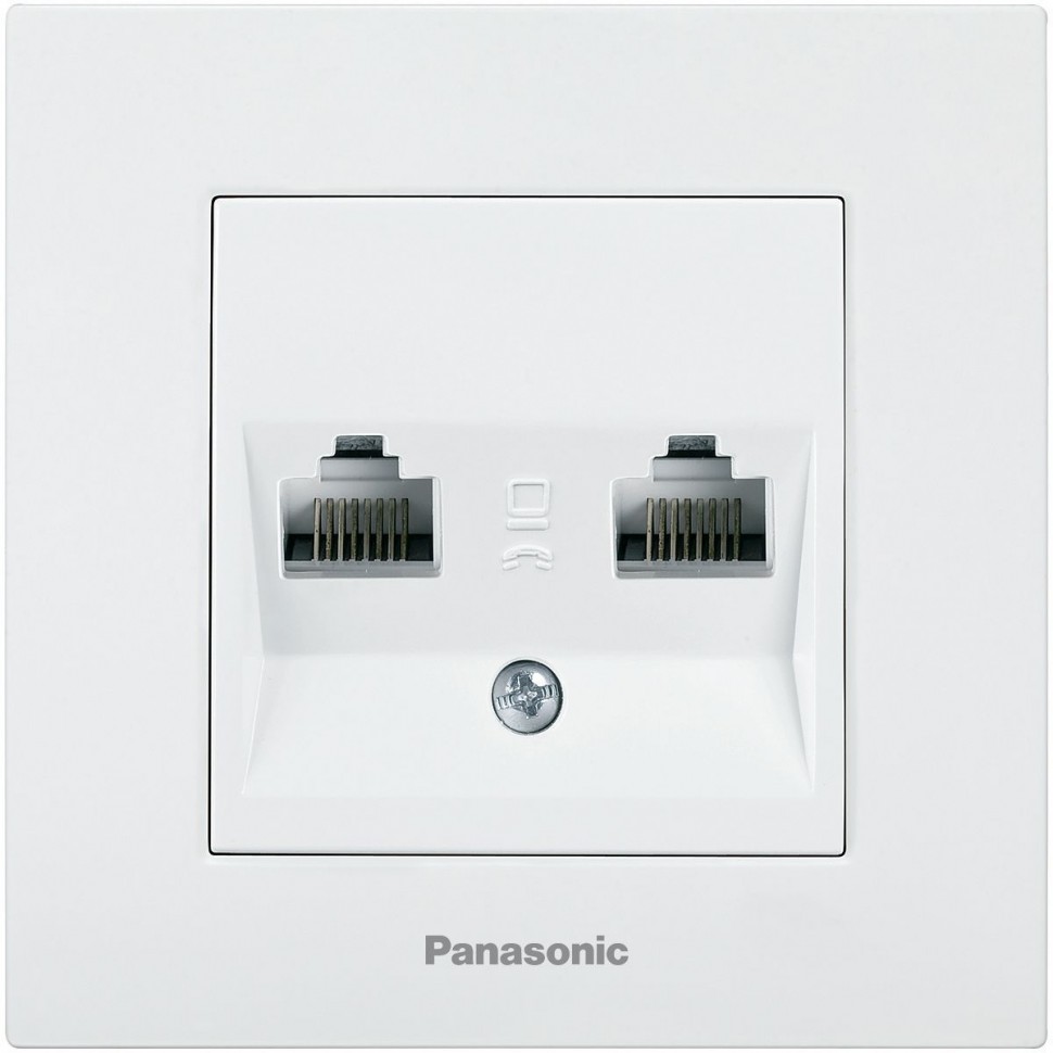 Розетка компьютерная Panasonic Karre Plus (WKTC04072WH-RU) скрыт. IP20 белый (упак.:1шт)