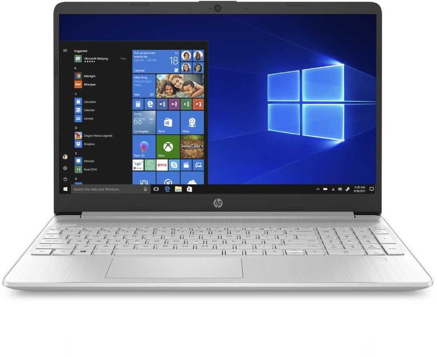 Ноутбук HP 15s-eq1278ur Athlon Silver 3050U/8Gb/SSD256Gb/AMD Radeon/15.6"/IPS/FHD (1920x1080)/Free DOS/silver/WiFi/BT/Cam