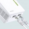 Сетевой адаптер Powerline TP-Link TL-WPA4220 AV600 Fast Ethernet (ант.внутр.)