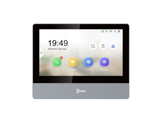 Видеодомофон Hikvision DS-KH8350-WTE1 белый