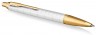 Ручка шариковая Parker IM Premium K318 (2143643) Pearl GT M синие чернила подар.кор.