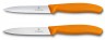 Набор ножей кухон. Victorinox Swiss Classic (6.7796.L9B) компл.:2шт оранжевый блистер