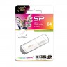 Флеш Диск Silicon Power 64Gb Blaze B06 SP064GBUF3B06V1W USB3.0 белый