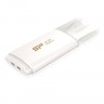 Флеш Диск Silicon Power 64Gb Blaze B06 SP064GBUF3B06V1W USB3.0 белый