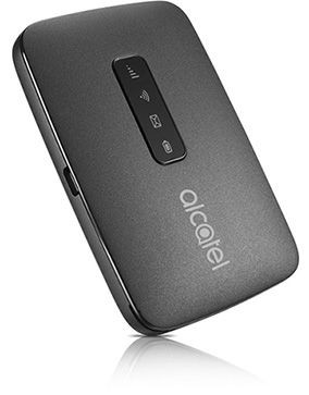 Модем 2G/3G/4G Alcatel Link Zone MW40V USB Wi-Fi Firewall +Router внешний черный