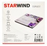 Весы напольные электронные Starwind SSP6031 макс.180кг рисунок/фиолетовый