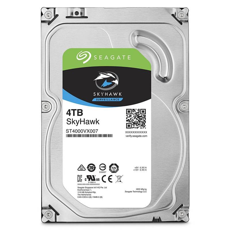 Жесткий диск Seagate Original SATA-III 4Tb ST4000VX007 Video Skyhawk (5900rpm) 64Mb 3.5"
