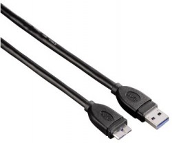 Кабель Hama H-54507 00054507 USB 3.0 A(m) mini USB 3.0 B (m) 1.8м черный