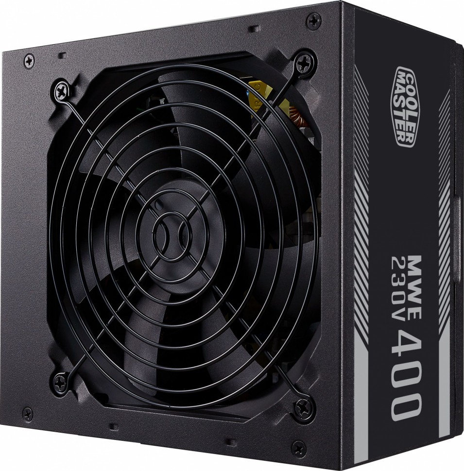 Блок питания Cooler Master ATX 400W MWE 400 V2 80+ (24+4+4pin) APFC 120mm fan 6xSATA RTL