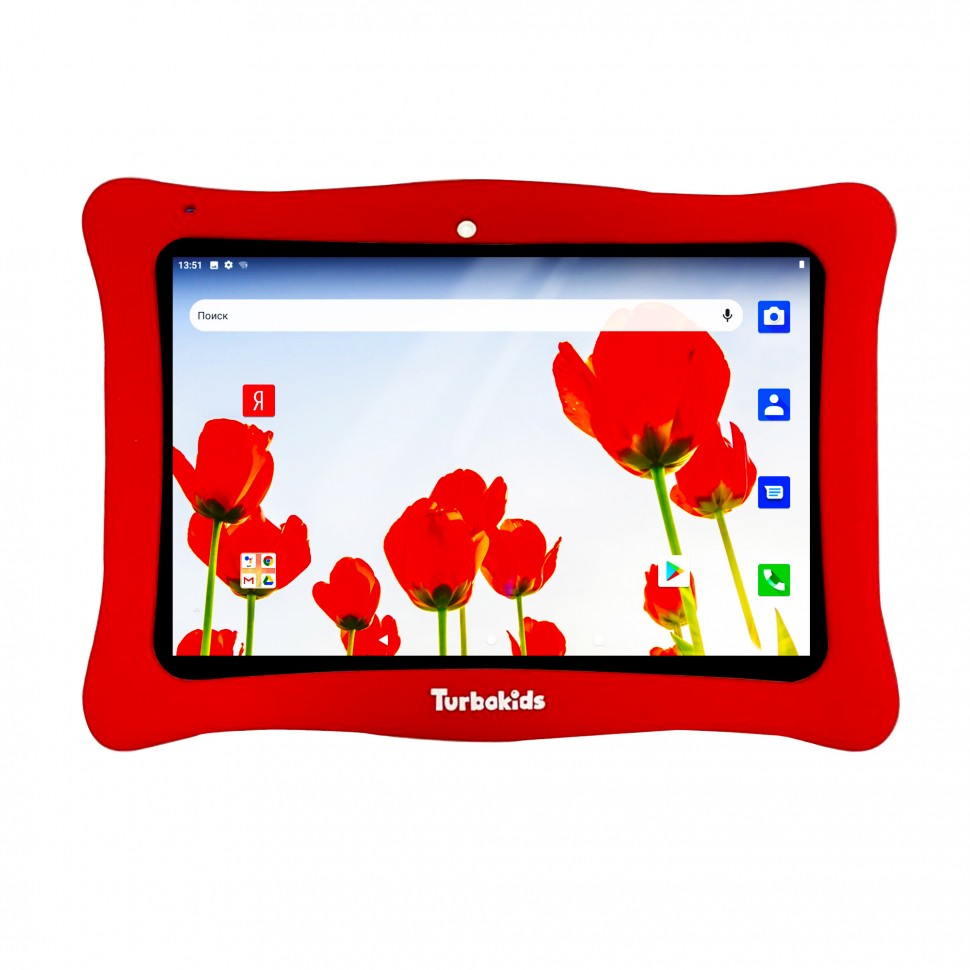 Планшет Turbo TurboKids Star Cortex A53 (1.5) 4C/RAM1Gb/ROM16Gb 10.1" IPS 1280x800/Android 10.0/синий/5Mpix/2Mpix/BT/WiFi/Touch/microSD 32Gb/minUSB/5000mAh
