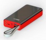 Мобильный аккумулятор Hiper DARK 20000 Black Li-Pol 20000mAh 2.4A+2A черный 2xUSB материал алюминий