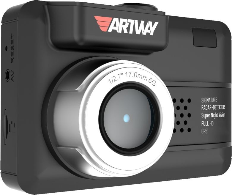 Видеорегистратор с радар-детектором Artway MD-107 GPS черный