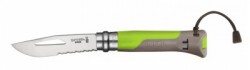 Нож перочинный Opinel Outdoor Earth №08 8VRI (001715) 190мм салатовый/серый
