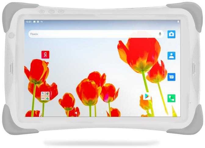 Планшет Turbo TurboPad PRO Cortex A7 (1.3) 4C/RAM2Gb/ROM16Gb 10.1" IPS 1280x800/3G/Android 10.0 Go/серебристый/5Mpix/2Mpix/BT/GPS/WiFi/Touch/microSD 32Gb/GPRS/EDGE/5000mAh