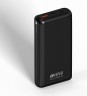 Мобильный аккумулятор Hiper Quick 20000 Li-Pol 20000mAh 3A+2A черный 2xUSB материал пластик