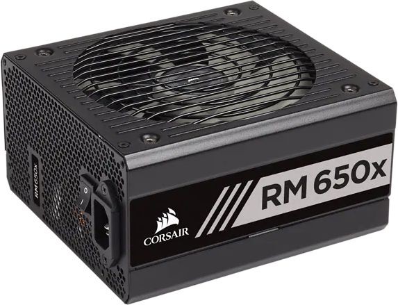 Блок питания Corsair ATX 650W RM650X 80+ gold (24+4+4pin) APFC 140mm fan 9xSATA Cab Manag RTL