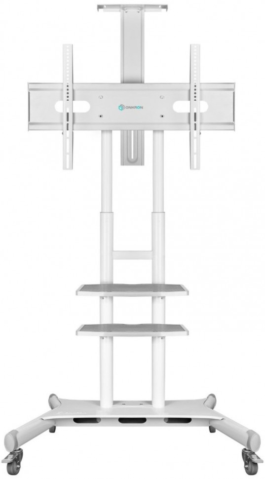 Подставка для телевизора Onkron TS1881 белый 50"-86" макс.105.9кг напольный мобильный