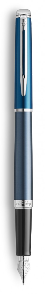 Ручка перьевая Waterman Hemisphere (2118237) Sea Blue F перо сталь нержавеющая подар.кор.