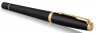 Ручка перьевая Parker Urban Core F309 (1931593) Muted Black GT F перо сталь нержавеющая подар.кор.
