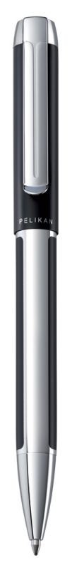 Ручка шариковая Pelikan Elegance Pura K40 (PL905950) черный/серебристый M черные чернила подар.кор.