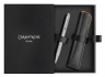 Ручка шариковая Carandache Ecridor Hypnose (CC0890.020) серебристый в компл.:футляр кожаный для 1 ручки подар.кор.экскл.