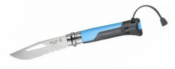 Нож перочинный Opinel Outdoor Earth №08 8VRI (001576) 190мм голубой/серый