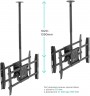 Кронштейн для телевизора Onkron N4L черный 32"-80" макс.112кг потолочный наклон