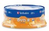 Диск DVD-R Verbatim 4.7Gb 16x Cake Box (25шт) (43730)