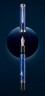 Ручка перьевая Pelikan Souveraen M805 (PL813419) Blue Dunes F подар.кор.