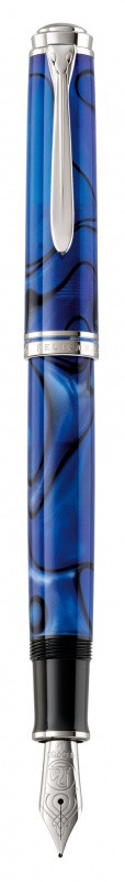 Ручка перьевая Pelikan Souveraen M805 (PL813419) Blue Dunes F подар.кор.
