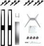 Подставка для телевизора Arm Media PT-STAND-16 серебристый 26"-55" макс.120кг напольный фиксированный