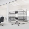 Подставка для телевизора Arm Media PT-STAND-16 серебристый 26"-55" макс.120кг напольный фиксированный