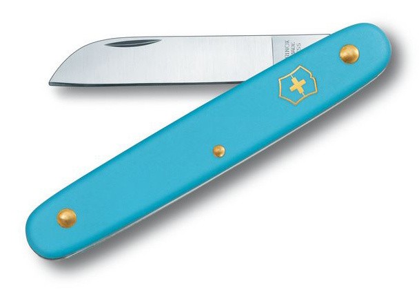 Нож перочинный Victorinox EcoLine Floral (3.9050.25B1) 100мм 1функций голубой блистер