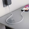 Кабель Hama Mfi 00183295 USB Type-C (m)-Lightning (m) 1м белый