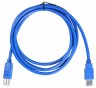 Кабель Buro USB3.0-AM/BM USB A(m) USB B(m) 1.8м синий