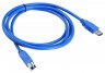 Кабель Buro USB3.0-AM/BM USB A(m) USB B(m) 1.8м синий