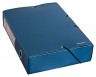Папка архивная на резинке Silwerhof Perlen 311975-74 полипропилен 0.8мм корешок 75мм A4 синий металлик