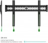 Кронштейн для телевизора Onkron NN16 черный 43"-85" макс.68кг настенный фиксированный