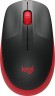 Мышь Logitech M190 красный/черный оптическая (1000dpi) беспроводная USB (2but)