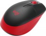 Мышь Logitech M190 красный/черный оптическая (1000dpi) беспроводная USB (2but)