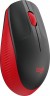 Мышь Logitech M190 красный/черный оптическая (1000dpi) беспроводная USB (2but)