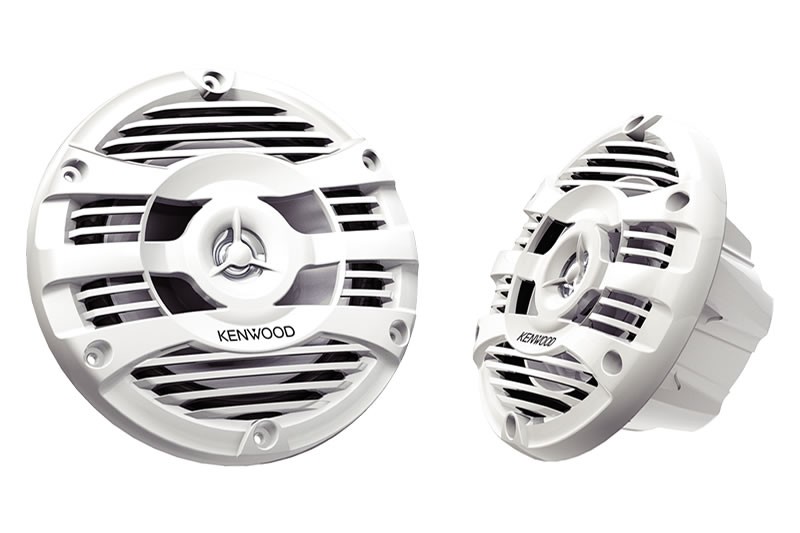 Колонки автомобильные Kenwood KFC-1653MRW 150Вт 4Ом 16.5см (6 1/2дюйм) (ком.:2кол.) коаксиальные трехполосные