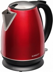 Чайник электрический Scarlett SC-EK21S87 1.7л. 2200Вт красный (корпус: нержавеющая сталь)