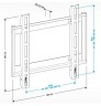 Кронштейн для телевизора Holder LCD-F2608 черный 22"-47" макс.40кг настенный фиксированный