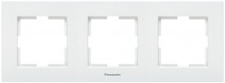 Рамка Panasonic Karre Plus WKTF08032WH-RU 3x горизонтальный монтаж пластик белый (упак.:1шт)