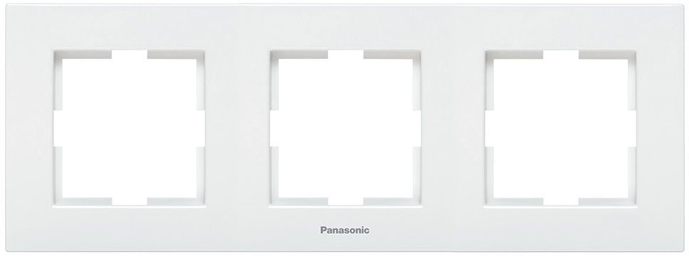 Рамка Panasonic Karre Plus WKTF08032WH-RU 3x горизонтальный монтаж пластик белый (упак.:1шт)